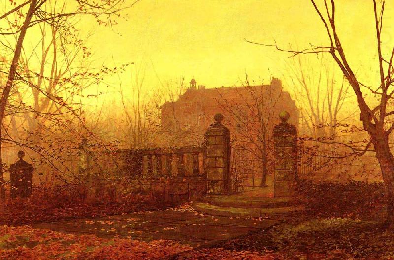 Atkinson Grimshaw Autumn Morning china oil painting image